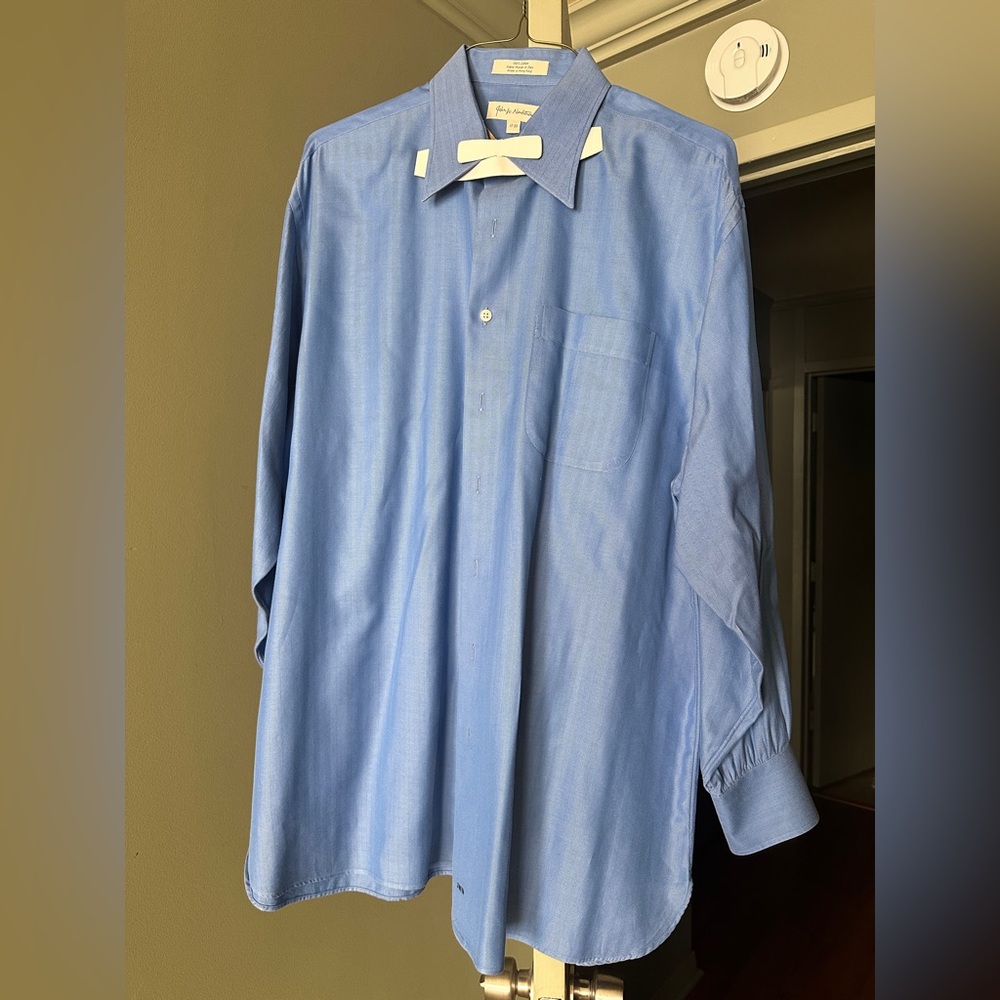 Men's Blue Dress Shirt
